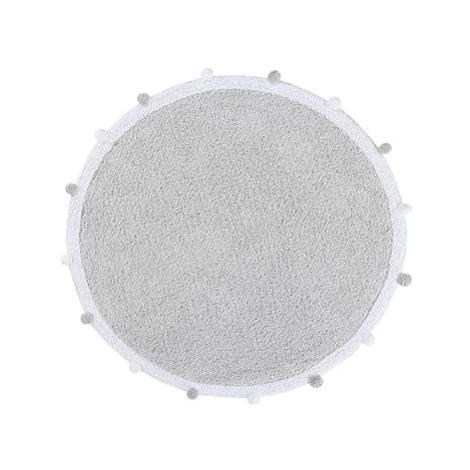 Přírodní koberec, ručně tkaný Bubbly Light Grey 120 × 120 o cm Lorena Canals