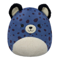 SQUISHMALLOWS Modrý gepard s chlupatým bříškem - Spotts, 30 cm