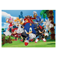 Puzzle Ježek Sonic 104 dílků