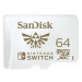 SanDisk MicroSDXC for Nintendo Switch paměťová karta 64GB
