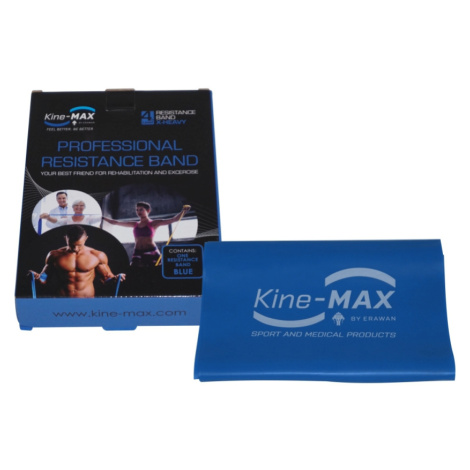 KineMAX Professional Resistance Band extra těžká 2 m posilovací guma 1 ks modrá