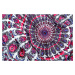 Mikroflanelové povlečení Microdream 140x200 cm, 70x90 cm - Mandala fialová