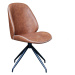 Norddan Designová otočná židle Laqueta vintage hnědá