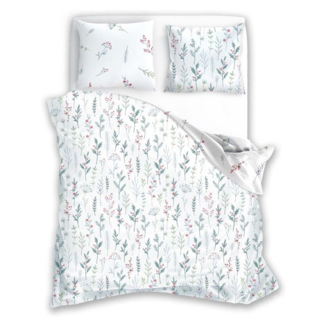 Faro Bavlněné povlečení Primavera 002 220x200 cm + 2x 70x80 cm bílé/vícebarevné