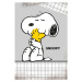 Carbotex Povlečení do postýlky 100x135 + 40x60 cm - Snoopy Nejlepší kamarádi
