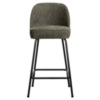 Šedá sametová barová židle 89 cm Vogue – BePureHome