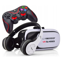 dárek Pro Teenagera Herní Set Brýle Vr 360+SLUCHÁTKA Gamepad