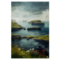 Ilustrace Beautiful Islands No 2, Treechild, (26.7 x 40 cm)