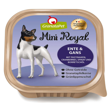 GranataPet Mini Royal s kachnou a husou 11 × 150 g