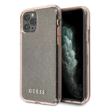 Kryt Guess iPhone 11 Pro Max Pink Hard Case Glitter (GUHCN65PCGLPI)