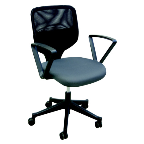 Manažerská židle VERA, černá/šedá MB Domus