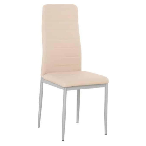 Tempo Kondela Židle COLETA NOVA - pudrová růžová ekokůže + kupón KONDELA10 na okamžitou slevu 3%
