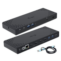 i-tec USB 3.0/USB-C/Thunderbolt Dual Display Docking Station, PD 100W