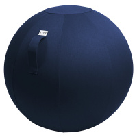 VLUV Sedací míč LEIV, potah z tkaniny se vzhledem plátna, 600 - 650 mm, modrá royal