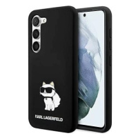 Karl Lagerfeld Liquid Silicone Choupette NFT Zadní Kryt pro Samsung Galaxy S24 Black