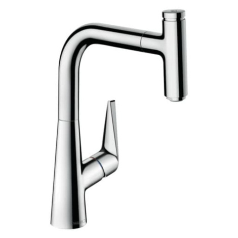 Dřezová baterie Hansgrohe Talis s vytahovací sprškou chrom 73852000