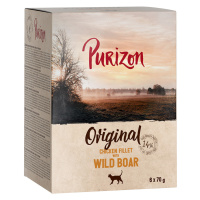 Purizon Adult 6 x 70 g - bez obilovin - Kuřecí filety s divočákem