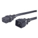 PremiumCord Kabel síťový prodlužovací 230V 16A 1,5m, konektory IEC 320 C19 - IEC 320 C20 - kpsa0