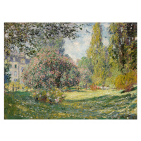 Obrazová reprodukce The Parc Monceau (1876), Claude Monet, 40 × 30 cm