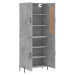 vidaXL Skříň highboard betonově šedá 69,5x34x180 cm kompozitní dřevo