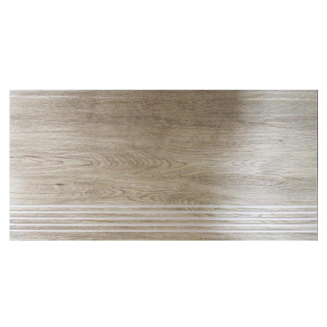 Dlažba schodová Alpina/Barcelona wood beige 30,7/60,7 AQUA MERCADO