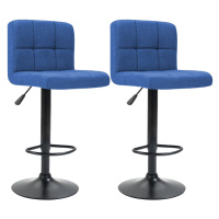 2 látkové barové židle ve více barvách
