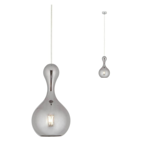 Redo 01-2256 - Lustr na lanku LOB 1xE27/42W/230V pr. 18 cm šedá 01-2256