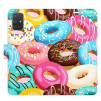 iSaprio Flip pouzdro Donuts Pattern 02 pro Samsung Galaxy A71