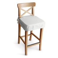 Dekoria Sedák na židli IKEA Ingolf - barová, bílá, barová židle Ingolf, Loneta, 133-02