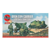 Classic Kit VINTAGE military A01309V - Bren Gun Carrier & 6 PDR Anti-Tank Gun (1:76)