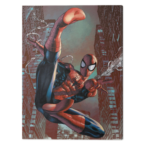 Obraz na plátně Spider-Man - Web Sling, 2 - 40×40 cm Pyramid