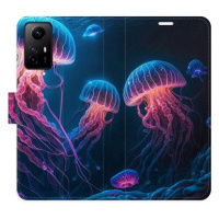 iSaprio flip pouzdro Jellyfish pro Xiaomi Redmi Note 12S