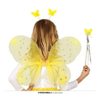 Dětská sada motýlek - čelenka,křídla,hůlka - 3 ks
