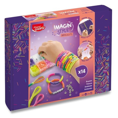 Sada Maped Creativ Imagin'Style Bracelets Neon náramky Maped