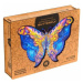Unidragon dřevěné puzzle - Motýl velikost L
