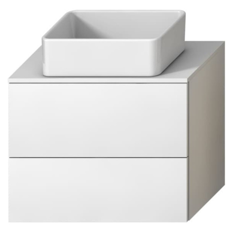 Koupelnová skříňka pod desku Jika Mio-N 76x59x45 cm bílá lesk H41J7164015001