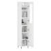 vidaXL Skříň highboard bílá 34,5 x 34 x 180 cm kompozitní dřevo