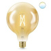 LED Žárovka WiZ Tunable White Filament Amber 8718699786816 E27 G125 6,7-50W 640lm 2000-5000K, st