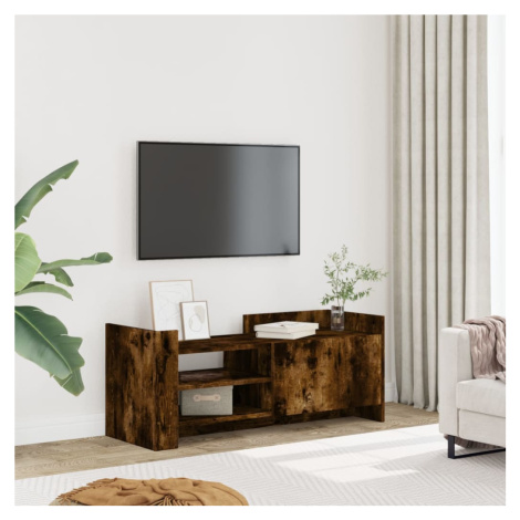 vidaXL TV skříňka kouřový dub 100 x 35 x 40 cm kompozitní dřevo