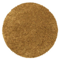 Ayyildiz koberce Kusový koberec Sydney Shaggy 3000 gold kruh Rozměry koberců: 160x160 (průměr) k