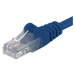 PREMIUMCORD Patch kabel CAT6a S-FTP, RJ45-RJ45, AWG 26/7 3m modrá