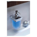 Gedy GLAMOUR dávkovač mýdla, 250 ml, mléčné sklo, chrom 5781