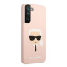 Karl Lagerfeld KLHCS22MSLKHPI hard silikonové pouzdro Samsung Galaxy S22 PLUS 5G pink Silicone K