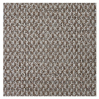 Spoltex koberce Liberec AKCE: 90x410 cm Metrážový koberec Country 63 světle hnědý - Bez obšití c