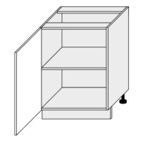 ArtExt Kuchyňská skříňka spodní PLATINIUM | D1D 60 Barva korpusu: Bílá