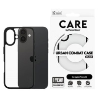 PanzerGlass CARE kryt Apple iPhone 16 Combat černý + záruka proti žloutnutí