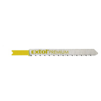 EXTOL PREMIUM 8805505 - plátky do přímočaré pily 5ks, 75x2,5mm, HCS