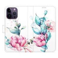 iSaprio flip pouzdro Beautiful Flower pro iPhone 14 Pro Max