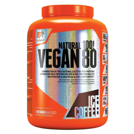 Extrifit Vegan 80 ledová káva 2000 g