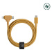 Kabel Native Union Belt Universal Cable (USB-C – Lighting/USB-C) 1.8m, kraft (BELT-CCL-KFT-NP)